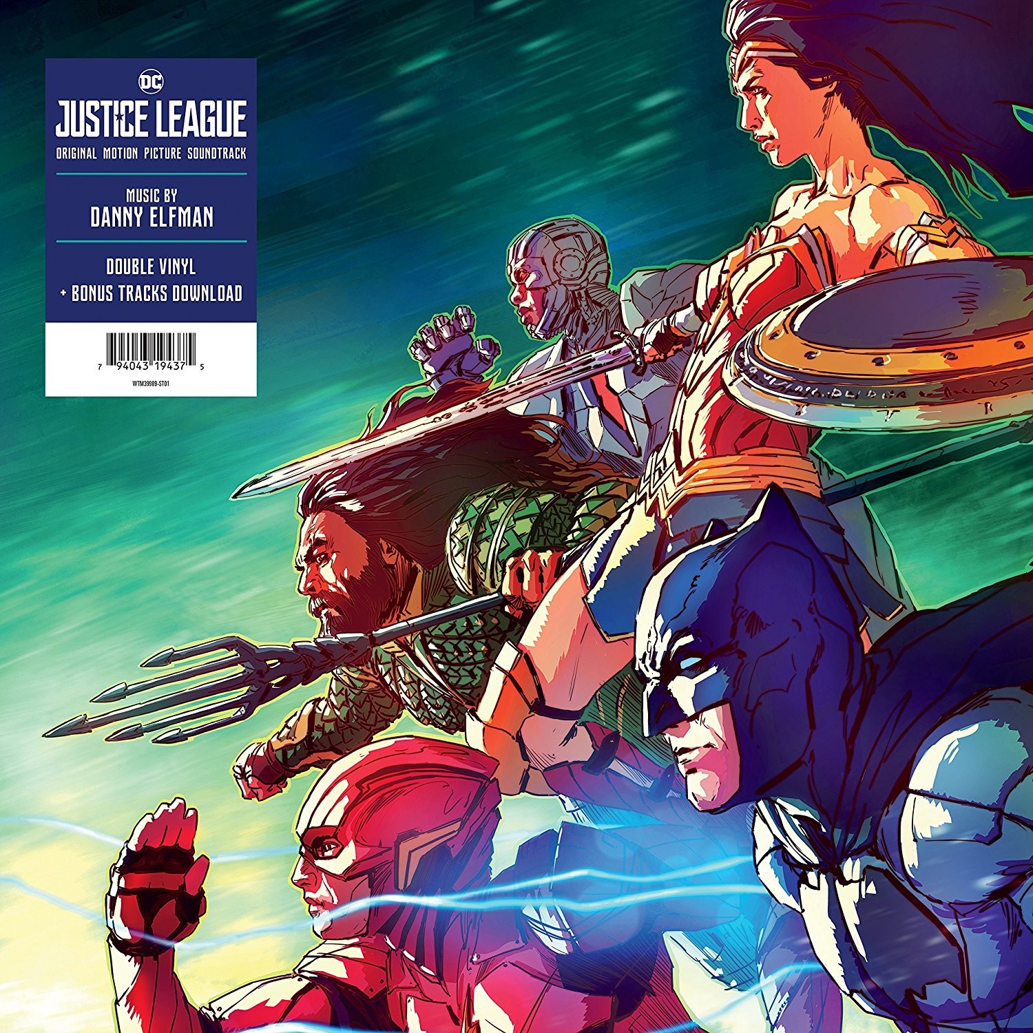 Danny Elfman - Justice League: Original Motion Picture Soundtrack Vinyl 2XLP