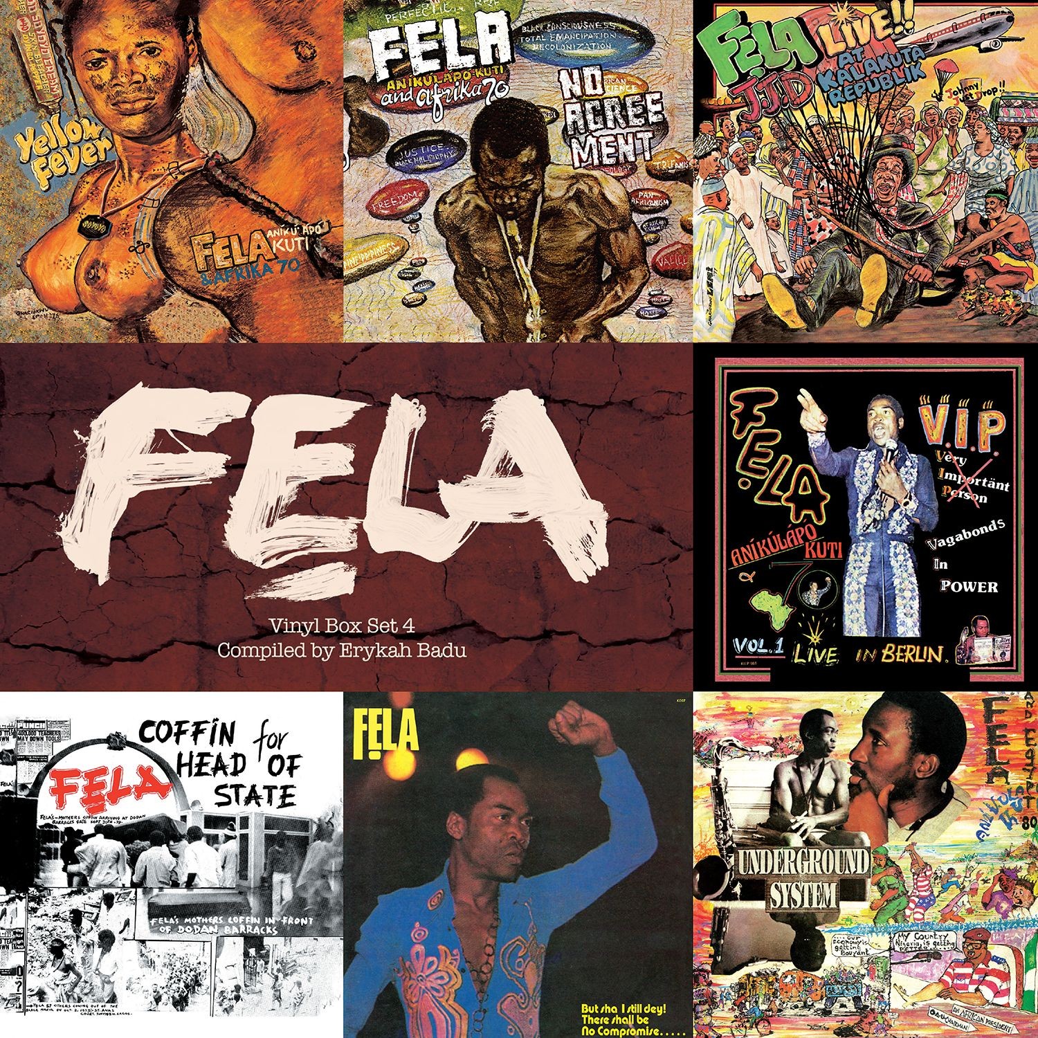 Fela Kuti - Vinyl Box Set 4 Compiled by Erykah Badu (Boxset) Vinyl