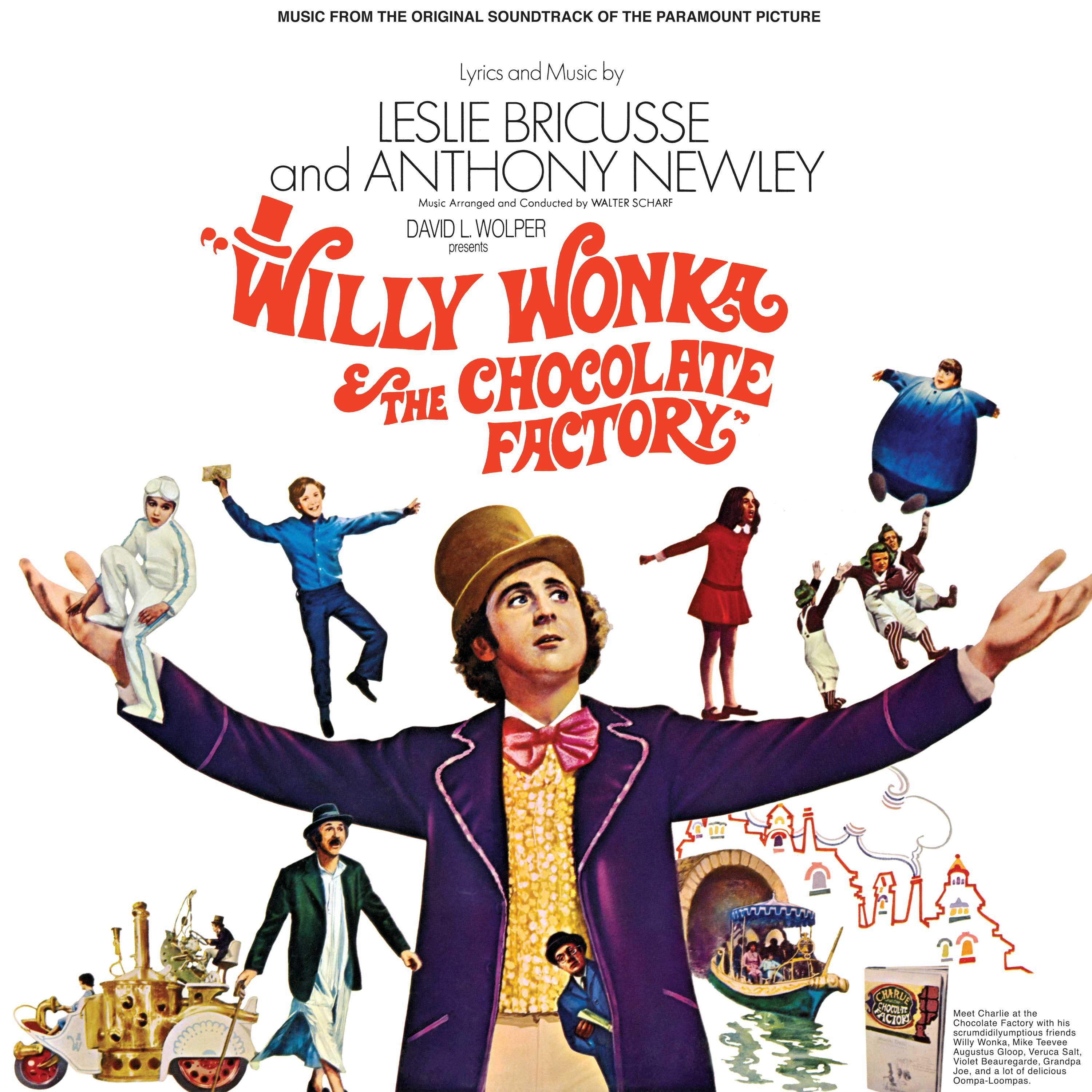 Various Artists - Willy Wonka & The Chocolate Factory : Music From The Original Soundtrack Of The Paramount Picture LP