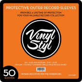 Vinyl Styl - 12.75" X 12.75" 3 Mil Protective Outer Record Sleeve (QTY: 50)