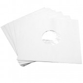 12'' White Paper Sleeve - Polylined